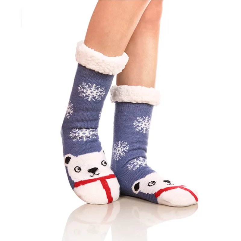 

Warm Socks Winter Socks Thick Cotton Ladies Sleep Non-Slip Christmas Gifts Halloween Floor Socks Fluffy Socks Socks Women Long