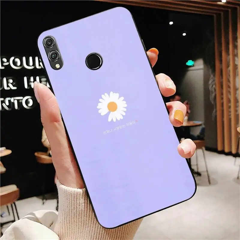 

Purple background pattern Phone Case For Huawei Honor 7A 7C ru 5.7 8 8x 9 10 20lite Fundas Coque Bumper for 10i 20i