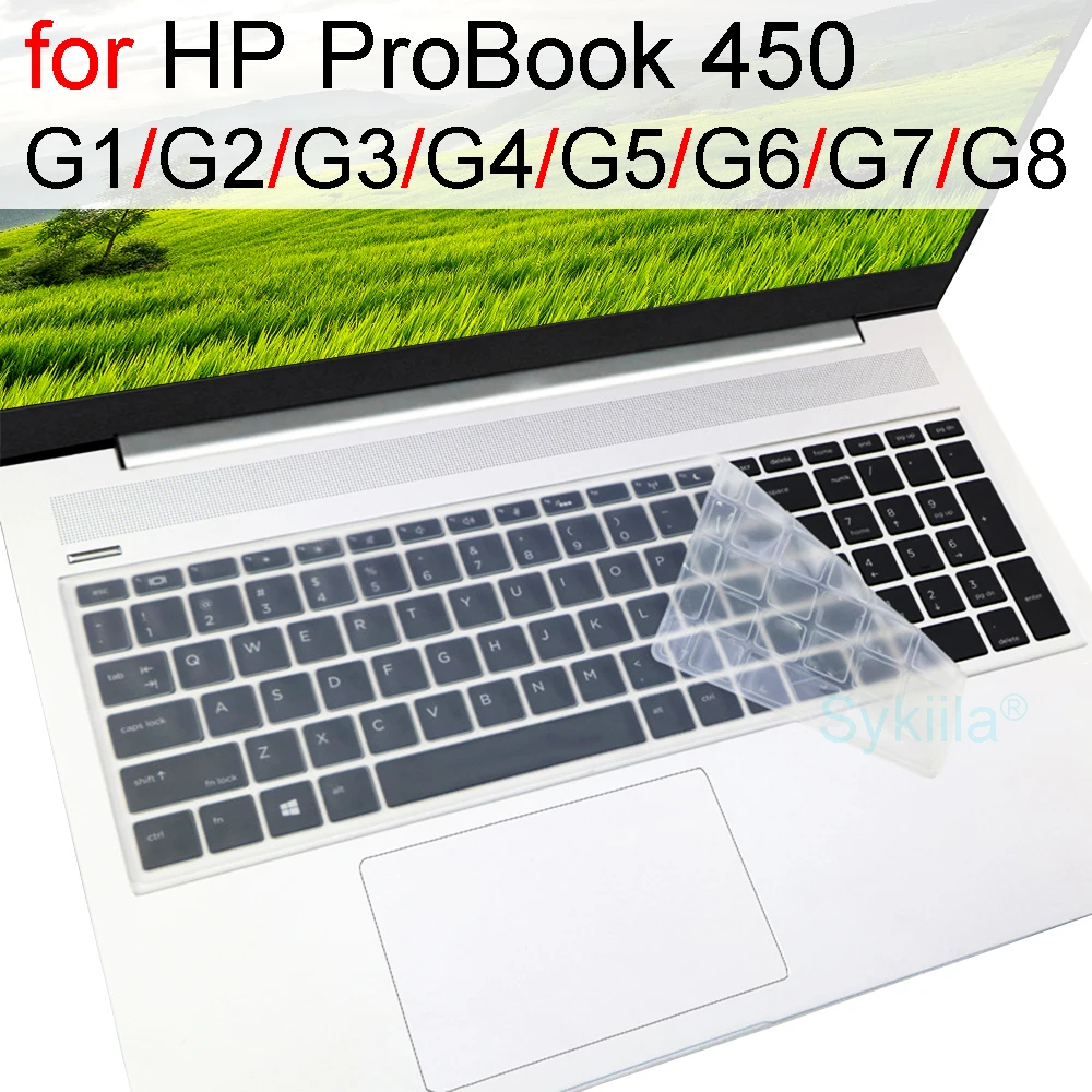 Keyboard Cover for HP ProBook 450 G8 450 G7 450 G6 450 G5 G4 G3 G2 G1 15 15.6 Laptop Accessories Protector Skin Case Silicone