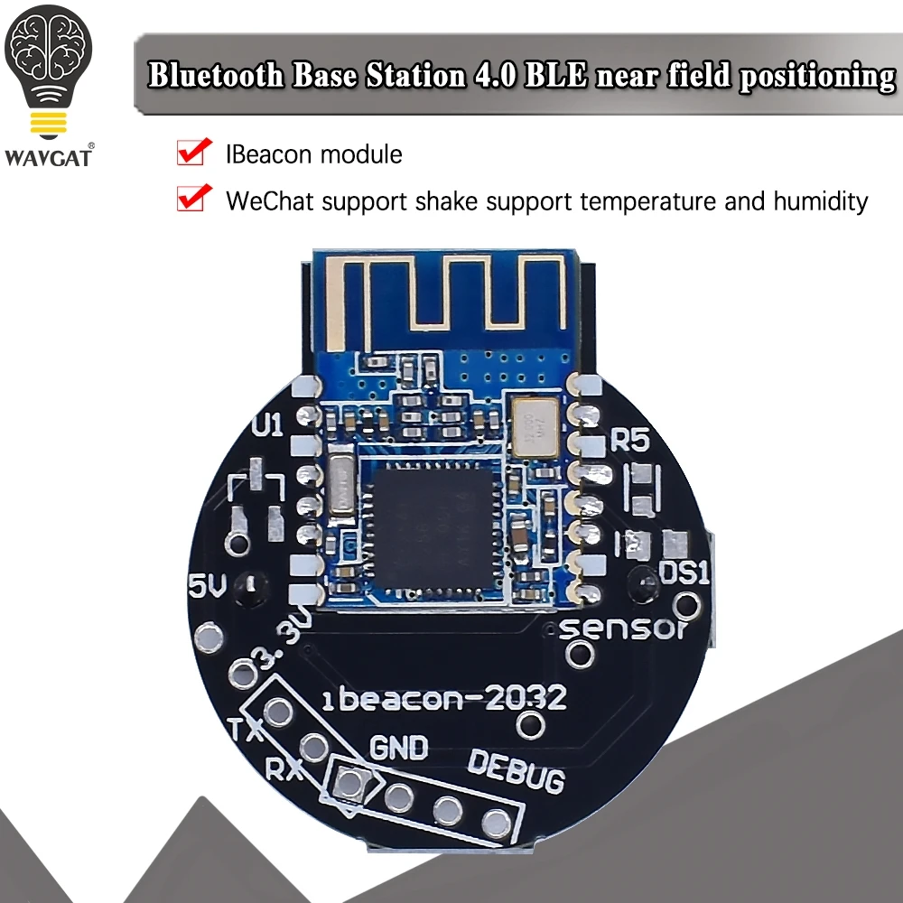 Модуль WAVGAT Bluetooth 4 0 iBeacon поддержка BLE беспроводной датчик позиционирования