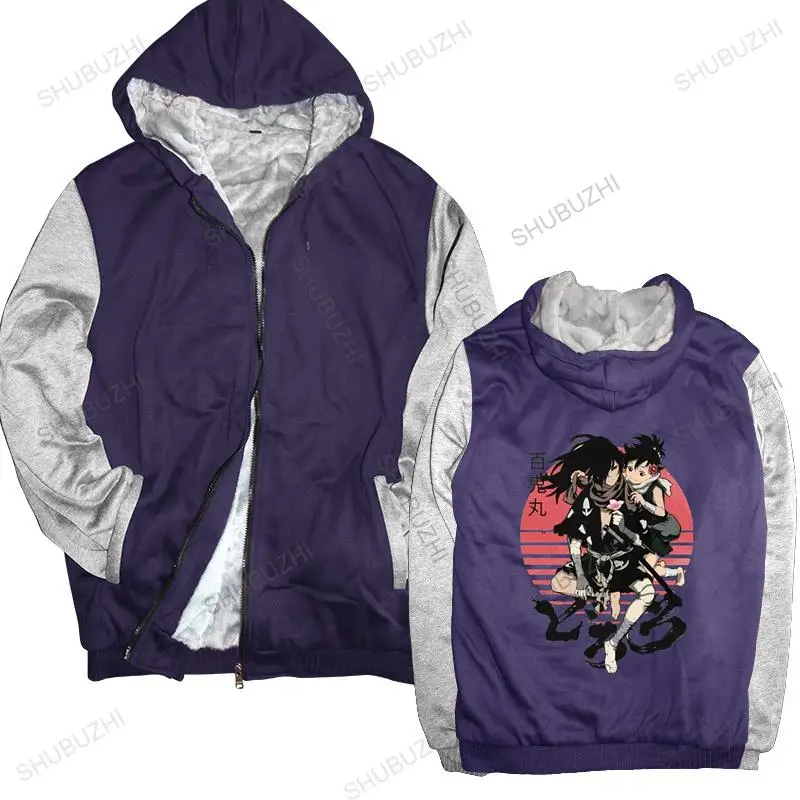 

warm coat men fleece hoody Vintage Anime Dororo warm coat Men Awesome Mnaga Hyakkimaru Samurai men sweatshirt drop shipping