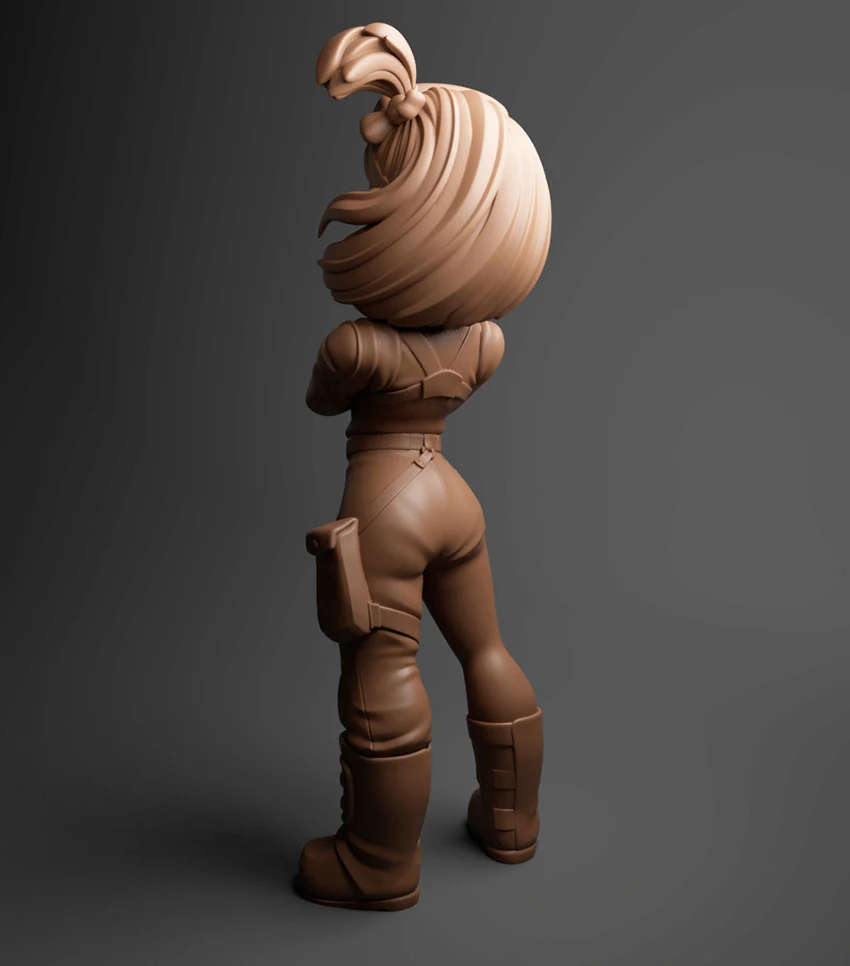 

1/32 56mm 1/24 75mm 1/18 100mm Resin Model Figure Cartoon Characters Unpainted No Color RW-321