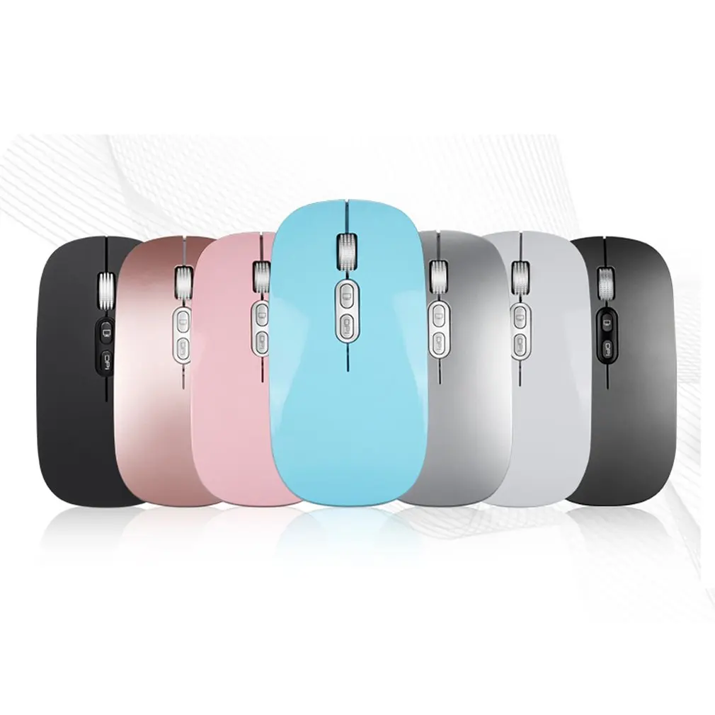 M103 перезаряжаемая беспроводная мышь 1600 точек/дюйм Slient Button USB Mini оптическая