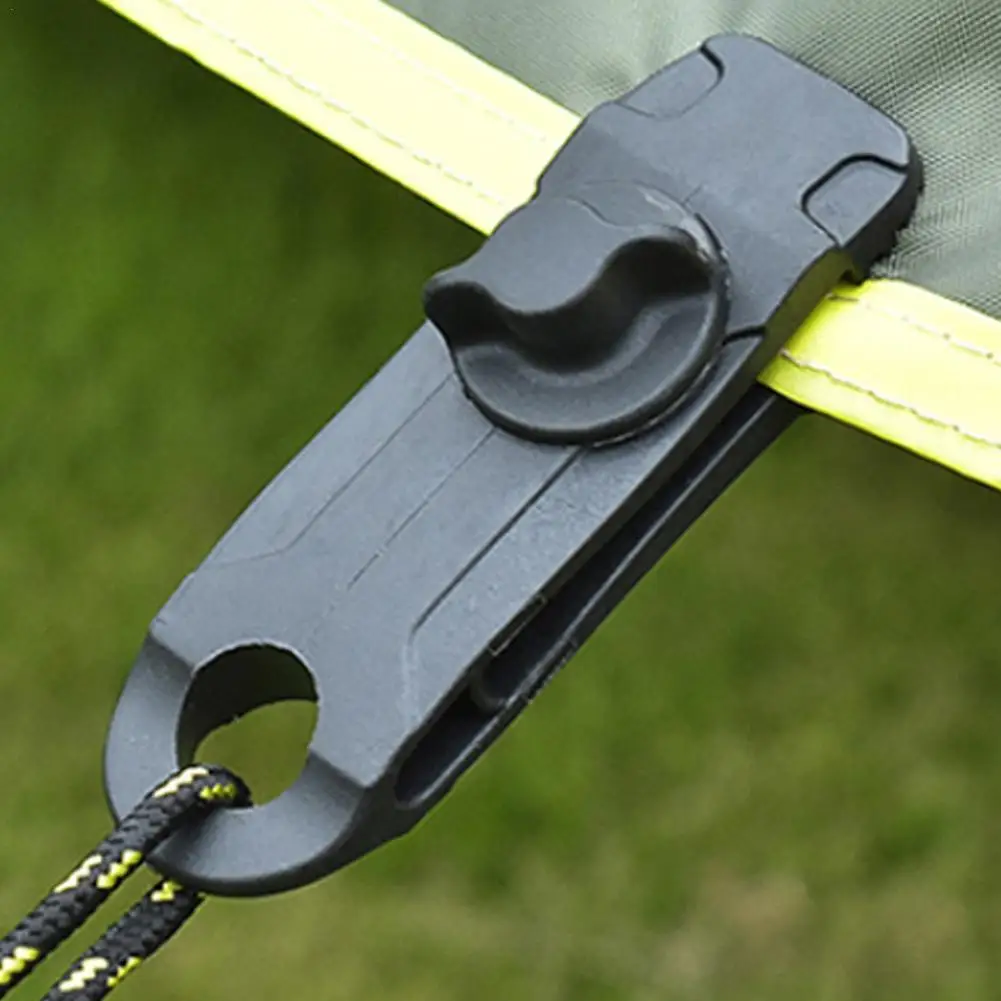 

5/10PCS Tarpaulin Clip Awning Tent Clamp Canopy Clip Lashing Buckle Jaw Grip Outdoor Camping Hooks Windproof Rope Barb