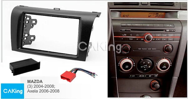 Автомобильная радиопанель Fascia ДЛЯ Mazda 3 2004-2008 Axela 2006-2008 аудиорамка комплект