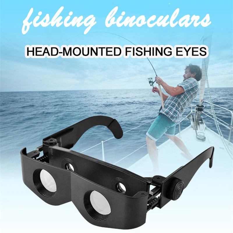 

Fishing Magnifying Headgear Micro-Light Night Vision Fishing Eyesblack Telescope Magnifier For Fishing Hiking Binoculars