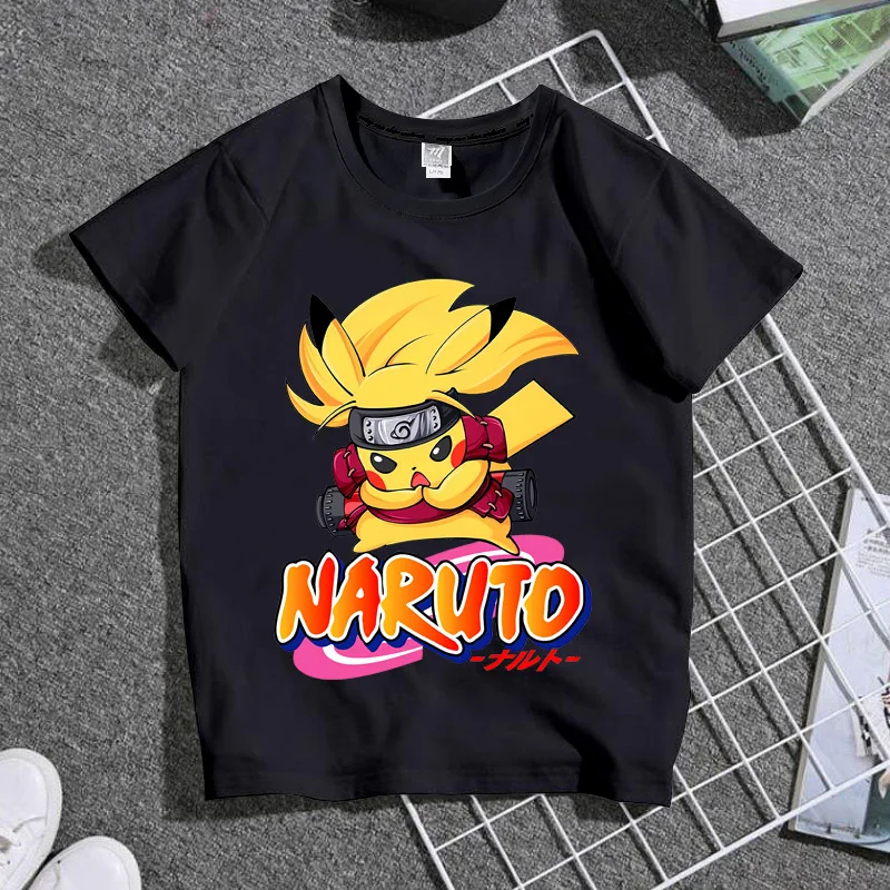 Аниме одежда с покемоном мужские футболки рисунками из мультфильмов летняя