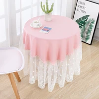 round table cloth solid color cotton linen tablecloth nordic washable bud silk table cloth for tea desk home decor dining cover