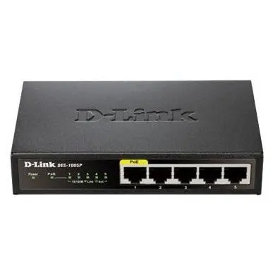 Коммутатор D-Link DES-1005P | Компьютеры и офис