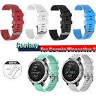 Цветной быстросъемный браслет для Garmin Vivoactive3 силиконовый браслет для Vivomove HR сменный ремешок для Vivoactive3