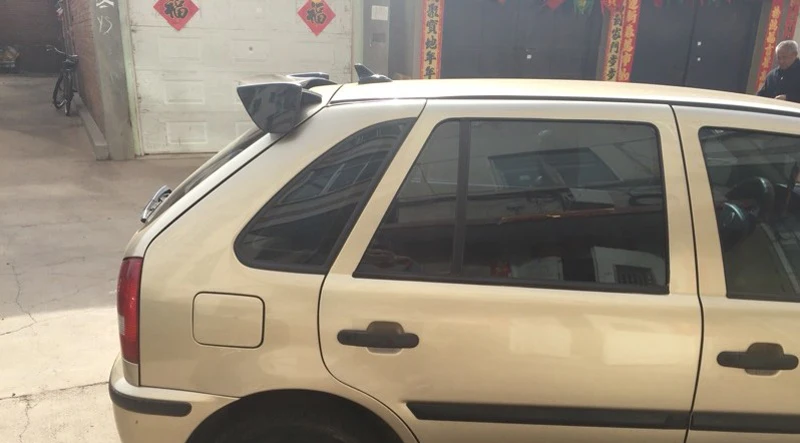 Для Volkswagen VW Golf 4 Автомобильный спойлер 2003 2004 2005 2006 крыша украшение в виде