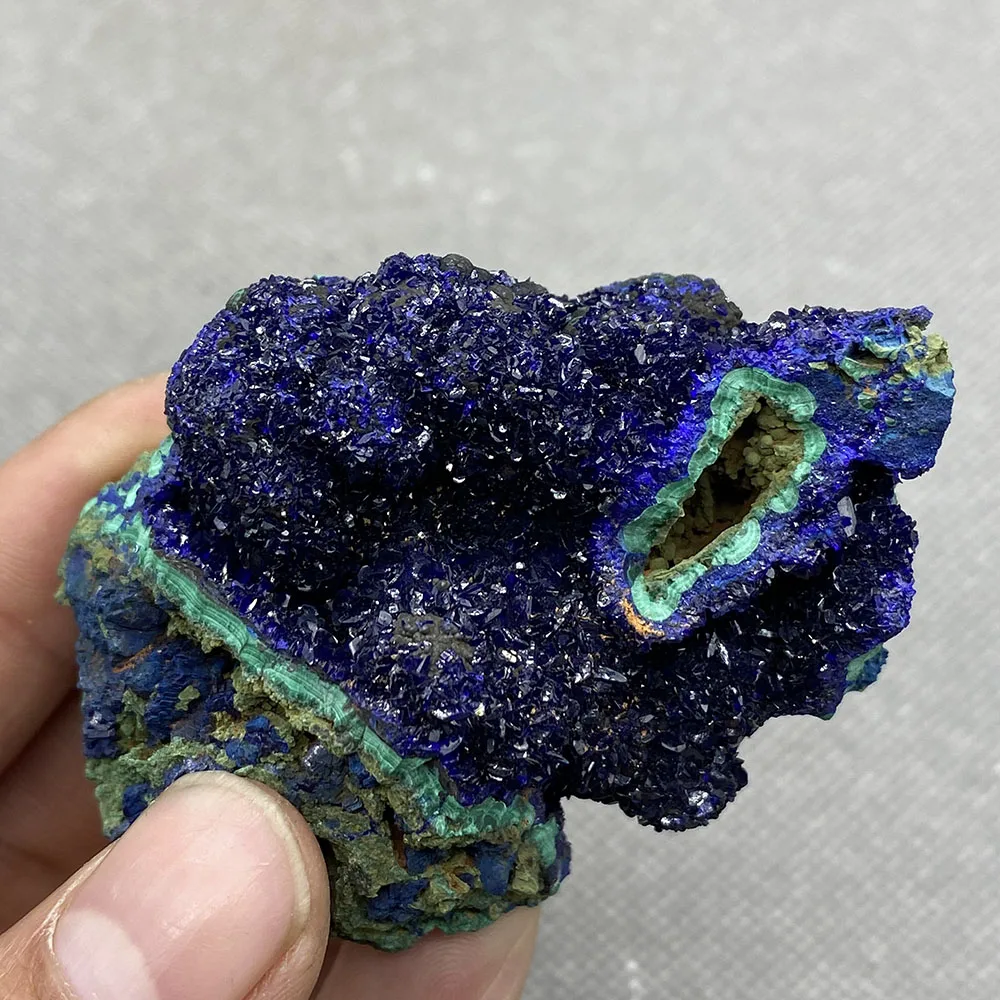 

Natural azurite mineral cristal espÃ©cime da provÃ­ncia de anhui, china H10#