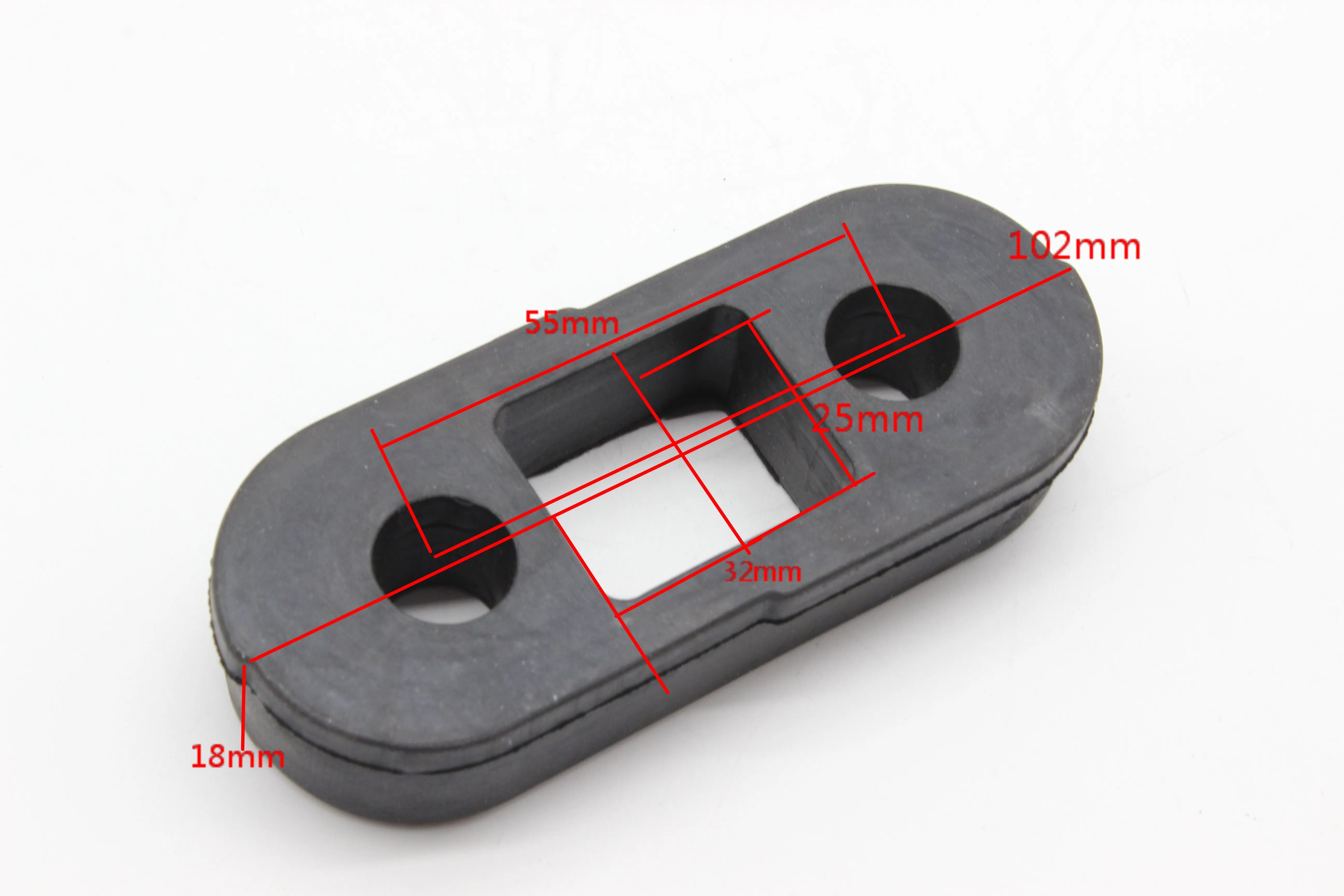 Диаметр 15 мм 2 отверстия изолятор выхлопной трубы Крепление кронштейны вешалка