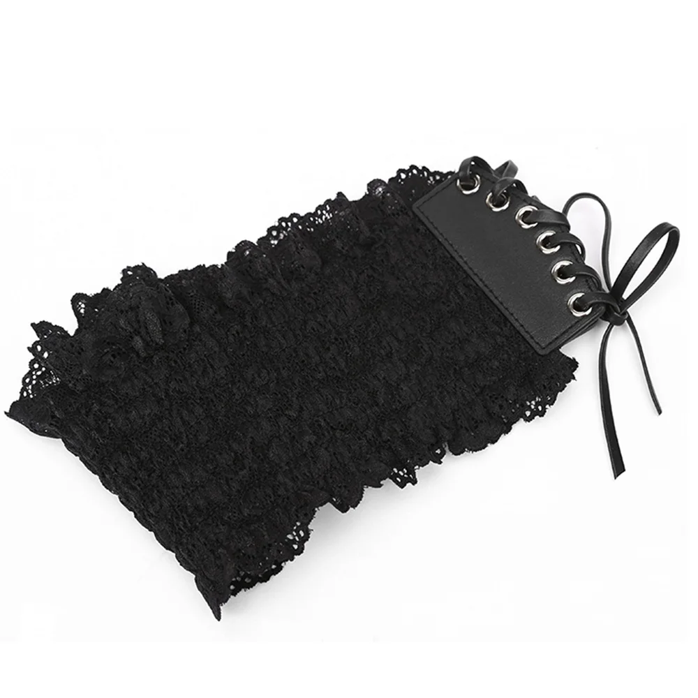 Женский кружевной пояс Rosetic на шнуровке украшение для платья белый черный