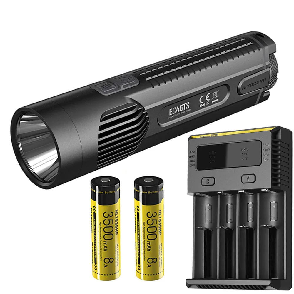 EC4GTS NL1835HP I4 NITECORE EC4GTS фонарик комплект Cree XHP35 HD max 1800 люмен луч бросок 396 м Открытый тактический фонарь Портативный фонарик - Испускаемый цвет: EC4GTS NL1835HP I4