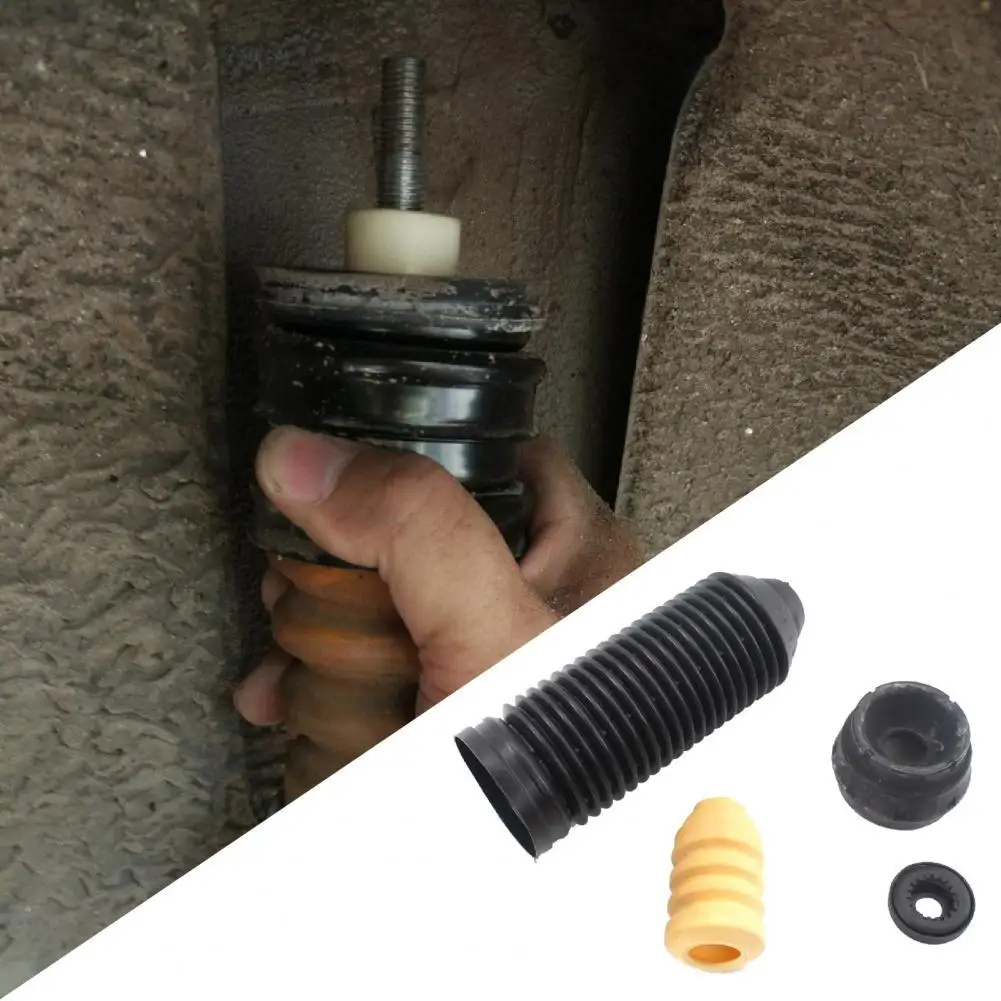 

1Set Bump Stop Updated Shockproof Rubber Elastic Front Bump Stop 1J0412331C 1J0412249 357413175A 357412303F for Volkswagen