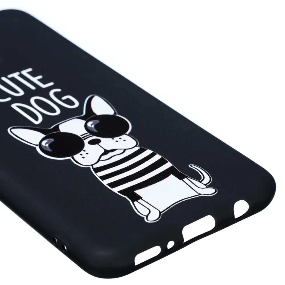 

Embossed Phone Cover Exquisite Anti-Fall Anti-Scratch Frosted Texture Soft Phone Case TPU Fully Covered Soft Phone Shell for M20