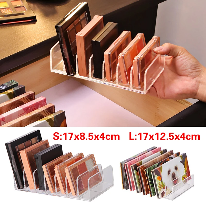 

1Pc Eyeshadow Palette Organizer Eyepowder Storage Tray Cosmetics Rack Makeup Tools Compartment Holder For Women