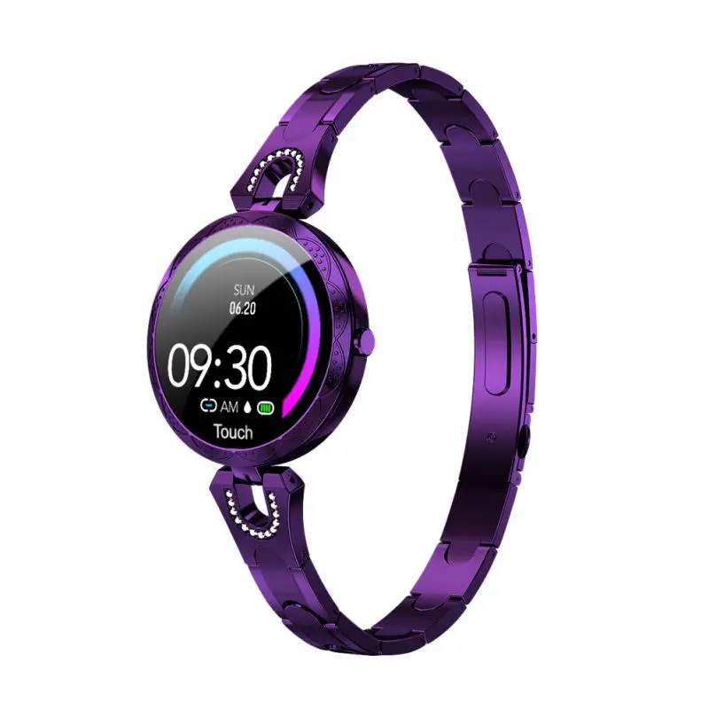 Женский водонепроницаемый смарт браслет с шагомером и измерением пульса