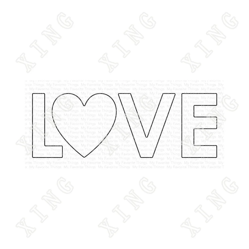 

2022 Newest Valentine's Day Heartfelt Love Metal Cutting Dies Diy Paper Craft Gift Drawing Scrapbooking Coloring Embossing Mold