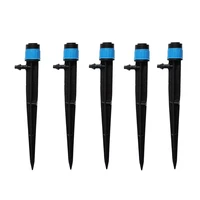5pcs 360 degree adjustable yong quan drippers garden agriculture greenhouse systemirrigtion plants nozzles