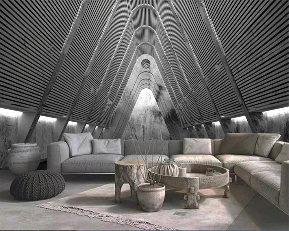 Обои beibehang расширенное пространство трехмерная цементная доска специальный фон