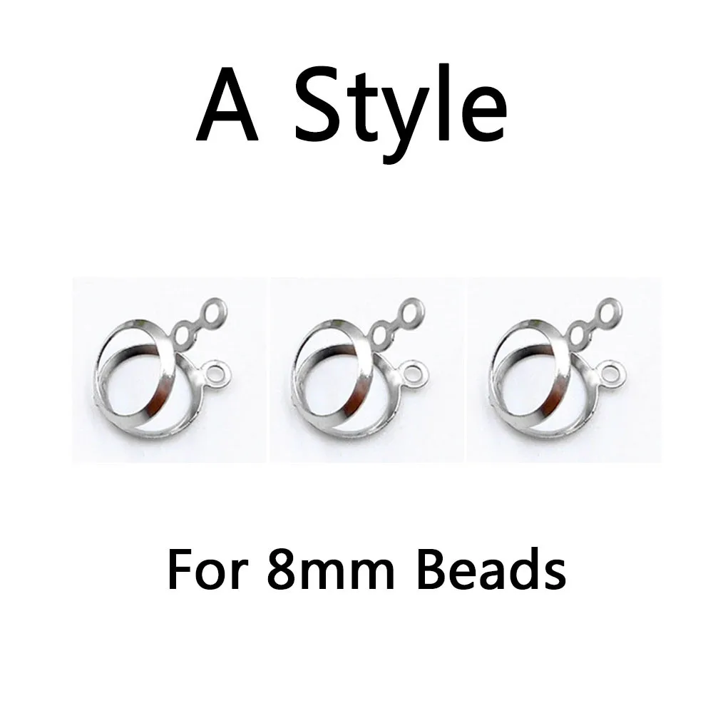 50 шт./лот бусины из нержавеющей стали с опалом покрытые бусинами для изготовления