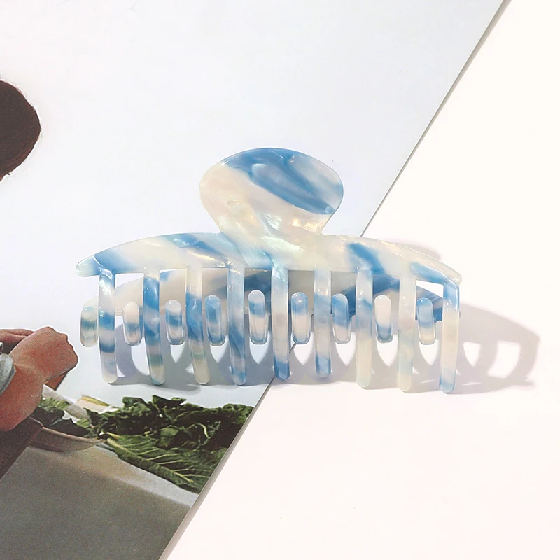 

INS Acetate Crab Hair Clips Twill Keel Hair Claws Hair Clip For Women Acrylic Large Size Hairpins Geometric Hair Clamp Grab 2021