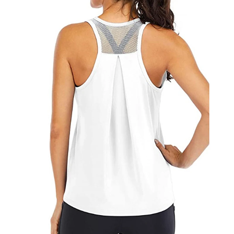 

Yoga Vest Women Running Shirts Sleeveless Gym Tank Tops Women's Sportswear Quick Dry Breathable Workout Tank Top Fitness Clothes