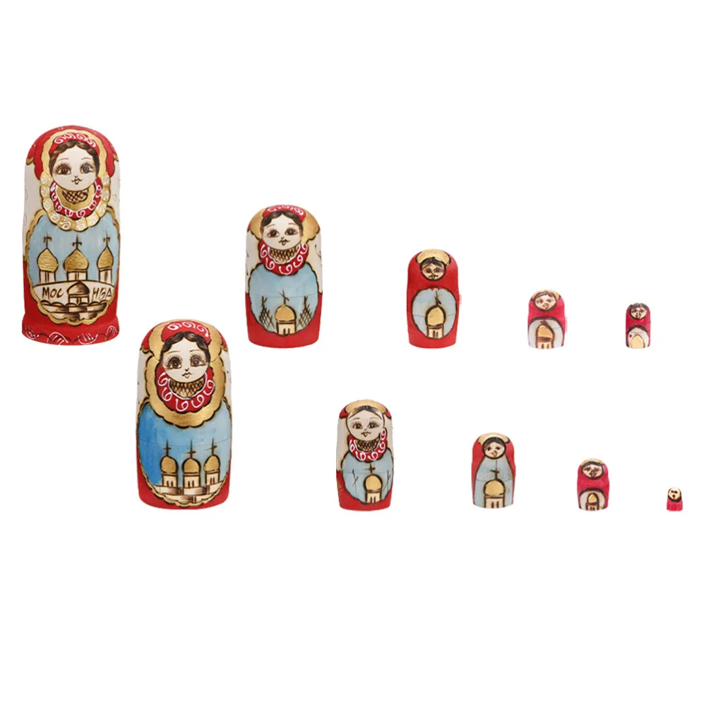 

1Set Doll Wooden Home Craft Decoration Funny Children Plaything