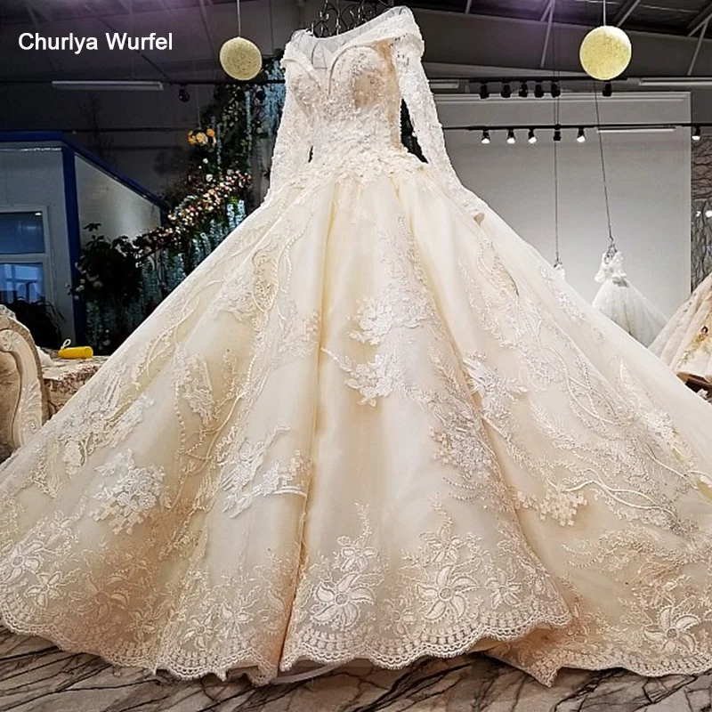 LS09841 свадебное платье с рукавамиреальные картины оригинальные дизайн длинными