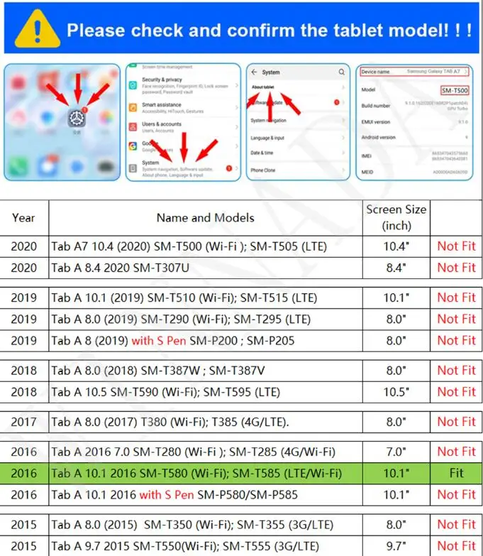 Жесткий ПК + Мягкий ТПУ чехол для планшета Samsung Galaxy Tab A A6 10 1 дюйма 2016 T585 T580 SM T580N