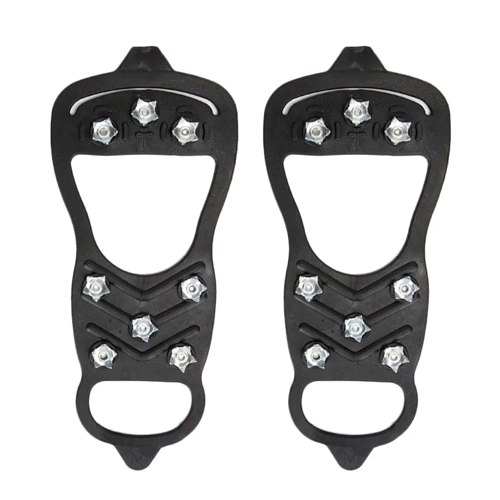

1 Pair8Teeth Ice Gripper For Shoes Snow Crampons Anti-slip Ice Gripper Hiking Cleats Spikes Traction Ice Floes 8 Stud Shoes Grip