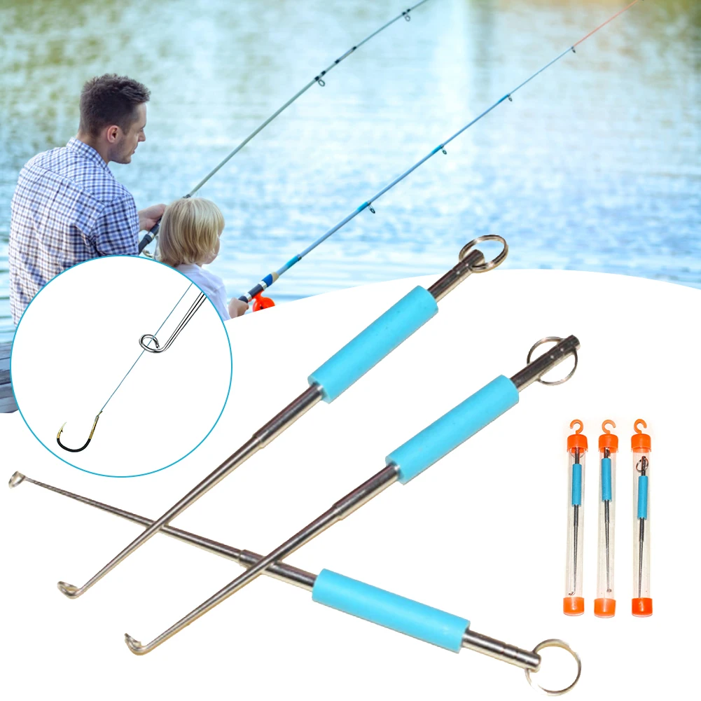 

Stainless Steel Fishing Hook Remover Quick Safety Fish Hook Removal Tool Silicone Handle Hook Extractor Fishing Tackle Equipment