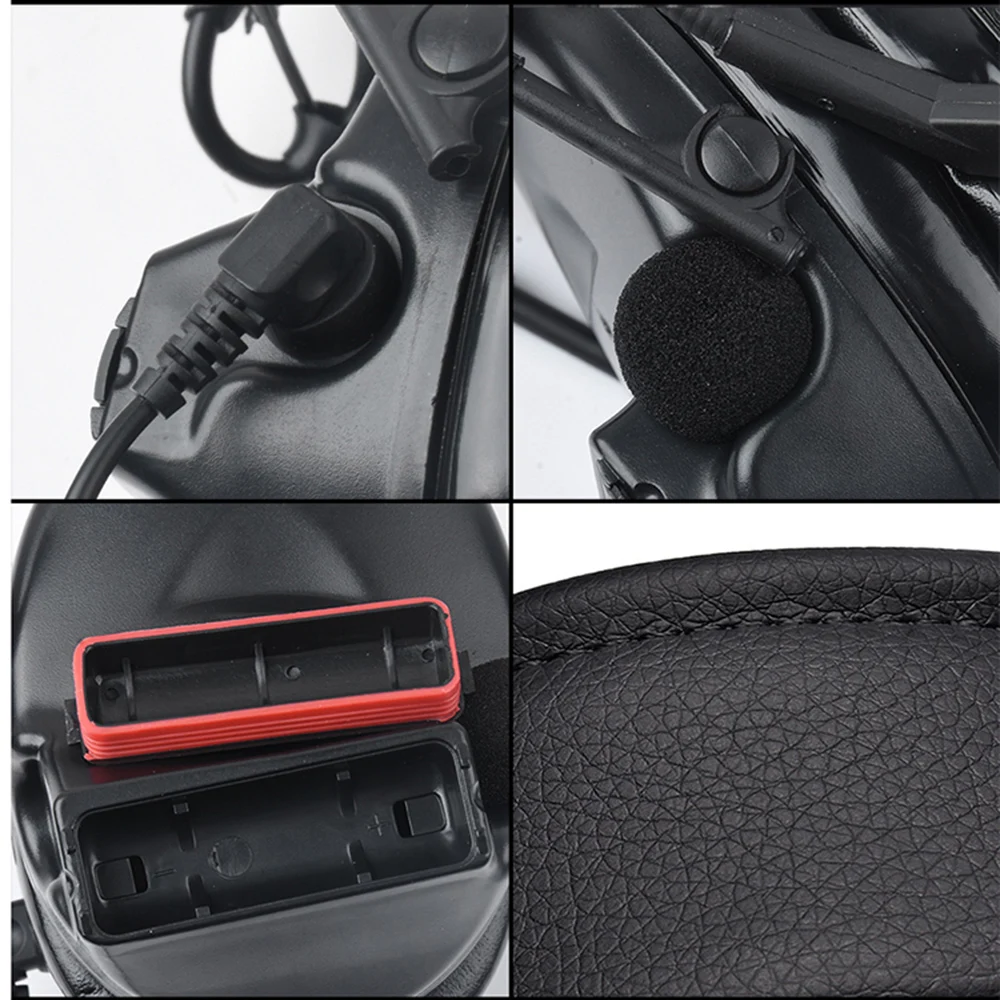 

WADSN Tactical C2 Headset with Microphone For Hunting CS Shooting Headphones Hearing Protective Ear Protection