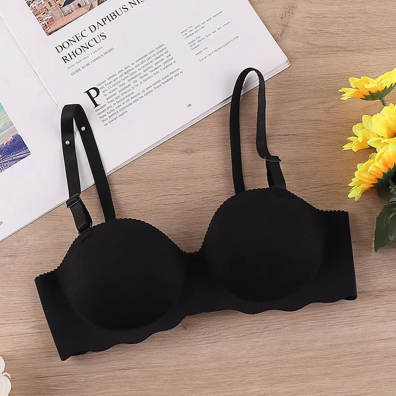 

Seamless Bras for Women Push Up Bras No Wire Brassiere 32/70 AB Cup Underwear Sexy Bra Students Bra Underwear Lingerie Soft Cozy