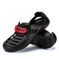 men clog shoes 2022 new men beach sandals fashion korean personality design casual non slip men slides trekking aqua shoes 39 47