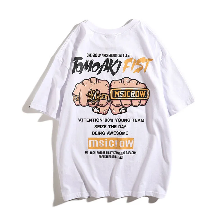 

2021 Hip Hop T Shirt Men Snake Ghost T-shirt Harajuku Streetwear Unisex Tshirt Short Sleeve Summer Tops Tee oversized t-shirt