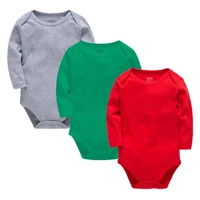 baby boys clothes 3pcs newborn baby bodysuits cotton long sleeve baby girl clothing solid new baby body suit bebe de jumpsuit