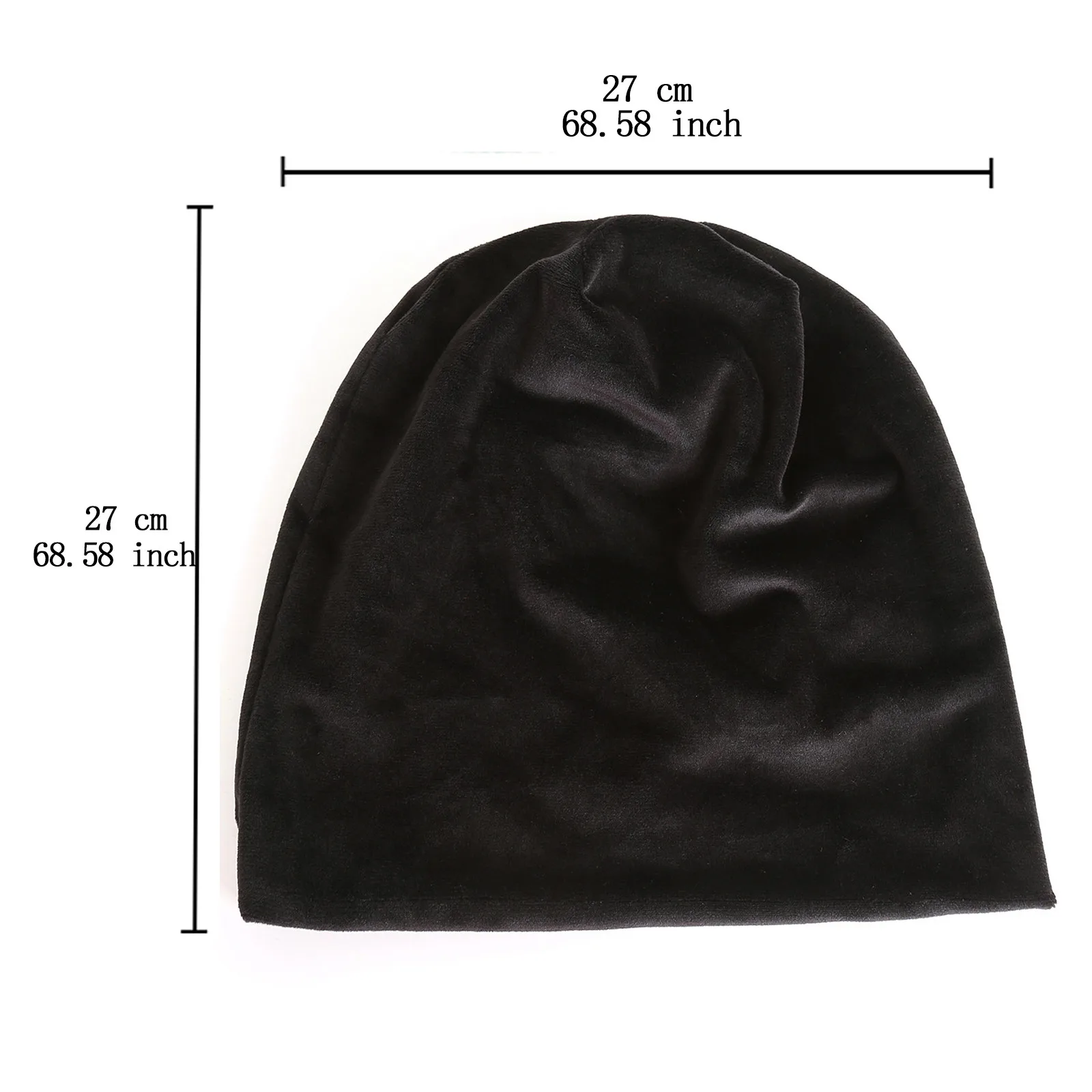 

25# Men's And Women's Plush Pullover Hat Solid Color Pile Up Hat Casual Ear Cap Fashion Design And High Quality Casual Ear Cap