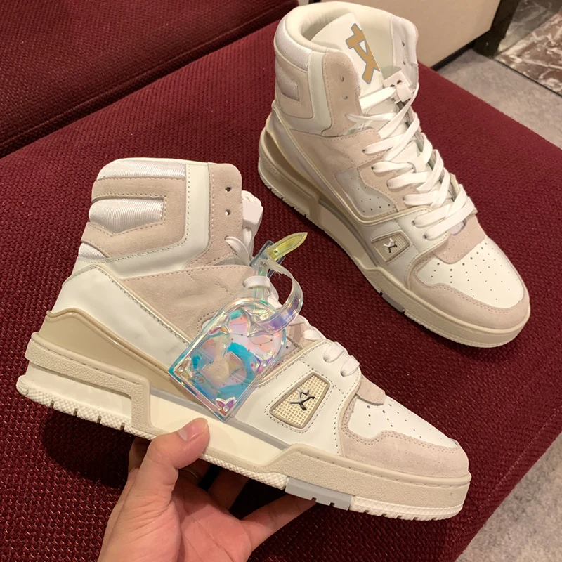 

French original vvl lovers high top shoes British style, thick bottom multi-functional thick heel Martin boots 2021high quality