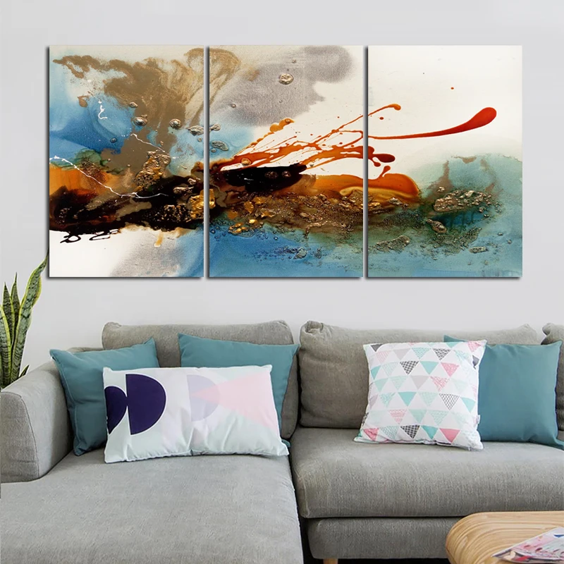 RELIABLI Арт холст Картина Красочные облака фотографии Wall ART Для Гостиная украшения