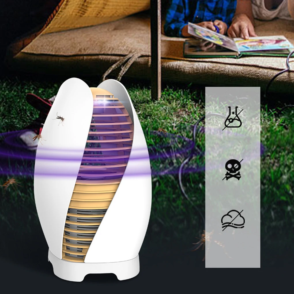 Электронная лампа ловушка для насекомых светодиодная снижения уровня шума