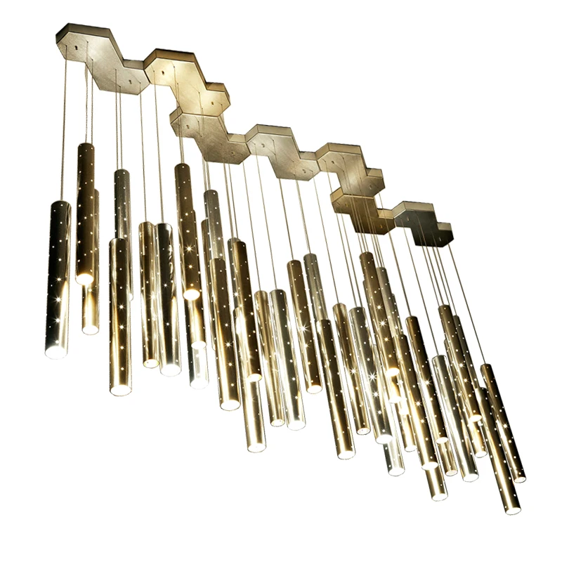 

Dining room LED Chandelier lighting Modern Nordic gold/silver combinable chandelier living room home decoration bar lighting