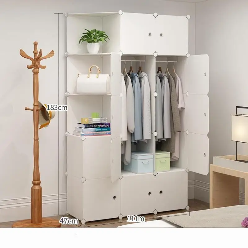 MODEL O Для спальни Penderie Meuble Range Armario De Almacenamiento Armadio Guardaroba Mueble Closet Guarda Roupa шкаф для одежды - Цвет: MODEL O