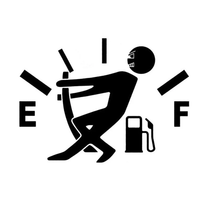 1 шт. автомобильный стикер с высоким расходом Газа наклейка датчик топлива пустой