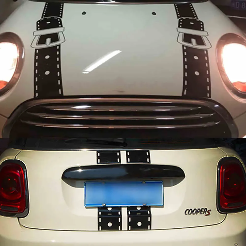Капот ремни автомобильные наклейки и автомобильный Стайлинг для Mini Cooper One S JCW