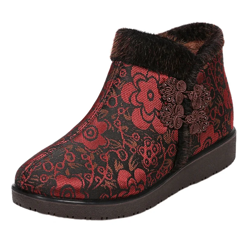 

Boots Female Winter 2020 Comfortable Shoe For Woman High Quality Boot Female Ladies Shoes Chunky Designer Botas Mujer