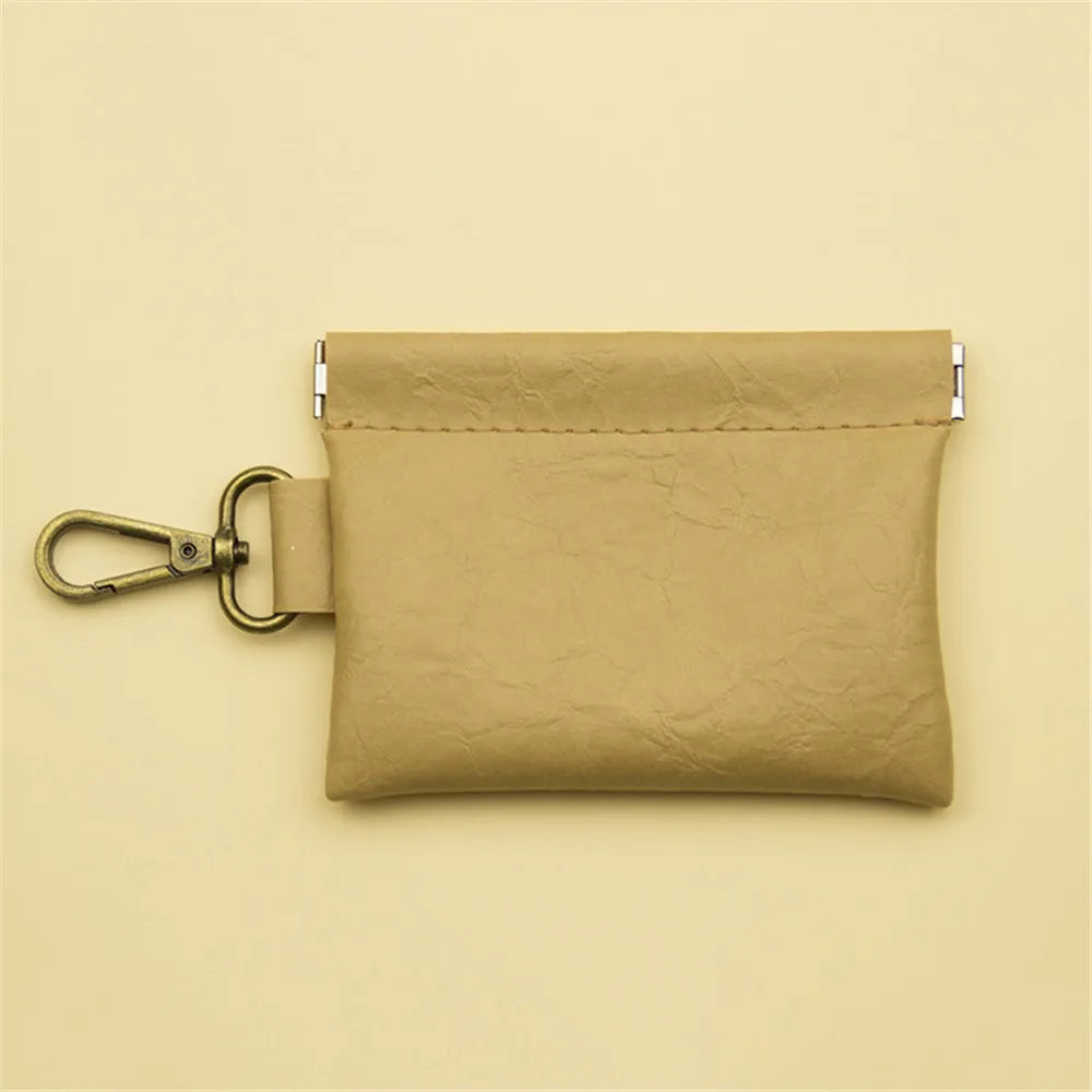 

Portable Mini Coin Purse Car Key Ring Bag Pouch Card Holder Money Change Keychain Holder Pocket Men Driver License Storage Bag