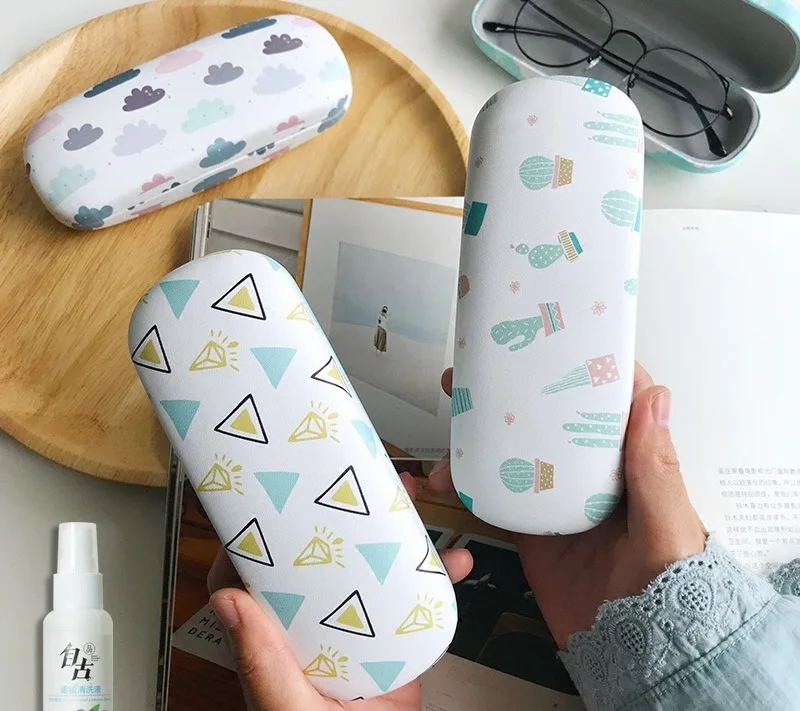 Модный чехол Ins для мужских и женских очков с кактусами бриллиантами